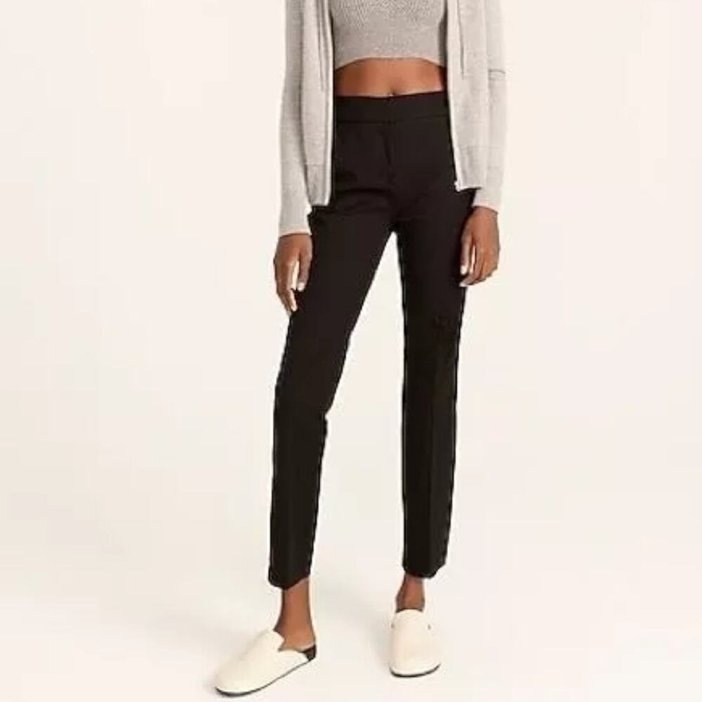 J. Crew Black City Fit Pants Casual Career Office Corpcore Corporate Women Sz 10